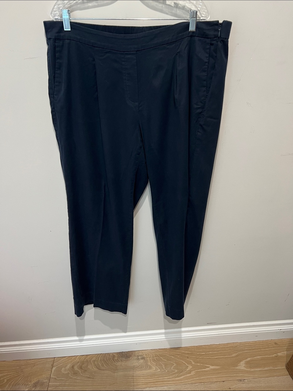 J. Jill Navy Cotton/Tencel/Spandex Slacks